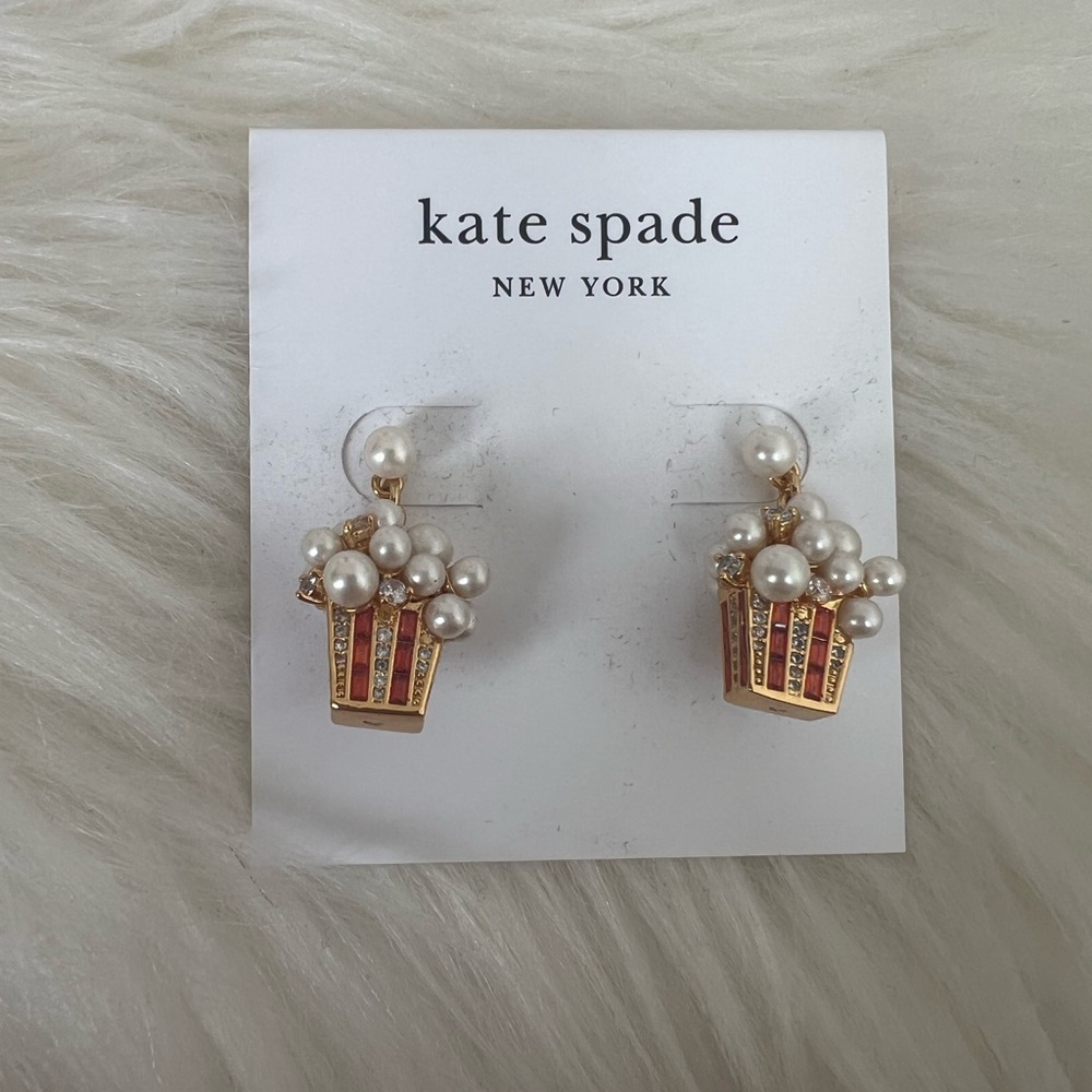 Kate Spade Carnival Popcorn Earrings NWT